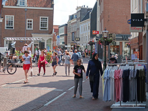 Shopping in Leiden Holland