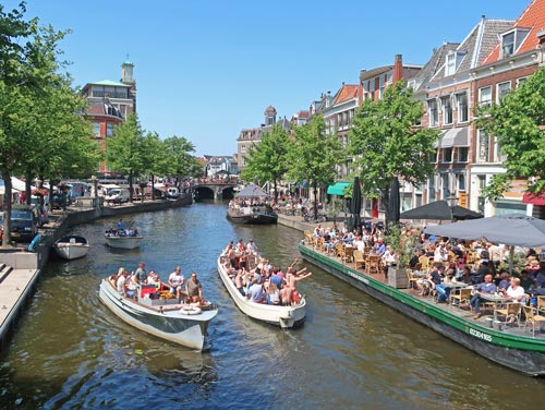 Canal Tours in Leiden Holland