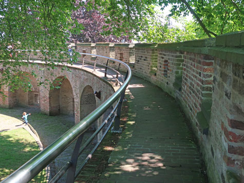 Old Castle in Leiden Netherlands (De Burcht)