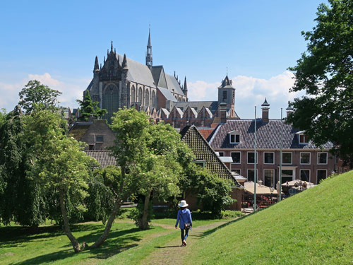 City Landmarks in Leiden Holland