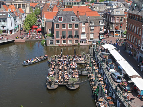 Canal Restaurants in Leiden Holland