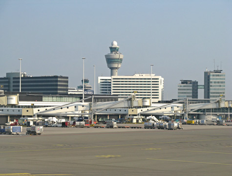 Schiphol Airport near Amsterdam